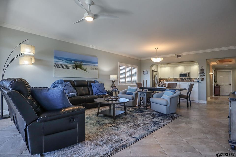 Professionally decorated with Florida flair