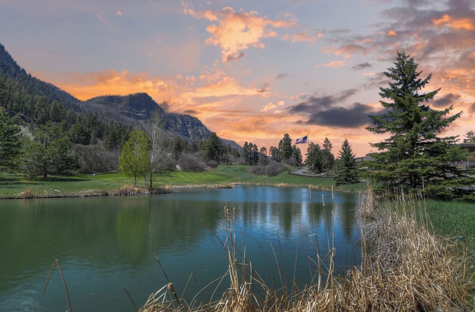 Tamarron Entrance at Twilight