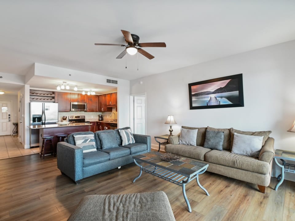 Living Area - Queen Sleeper Sofa
