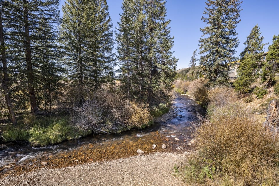 Exterior - Beautiful river close to unit, you can hear it when your setting outside in unit patio