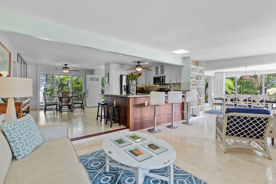 Flow seamlessly from one space to the next with this open floorplan