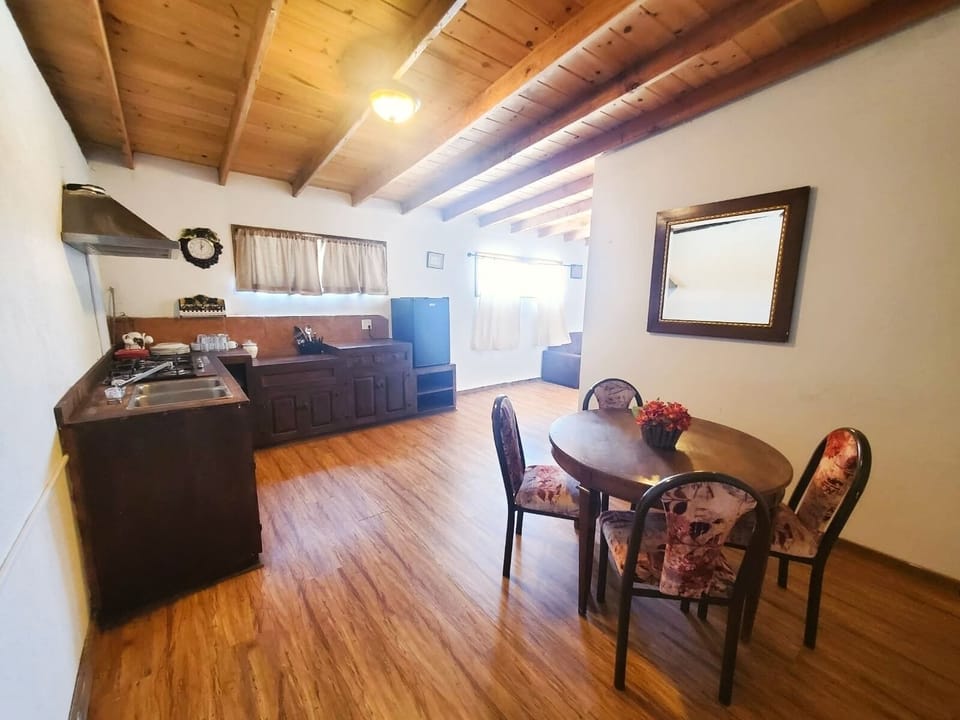 dinning table and kitchen