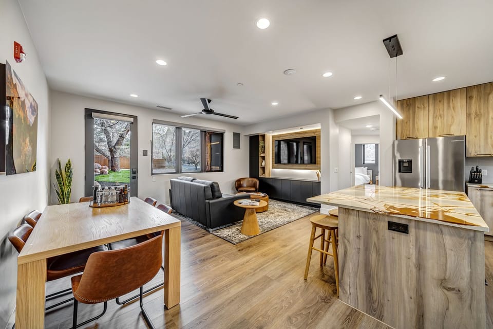 Dining Area, Kitchen and Living room