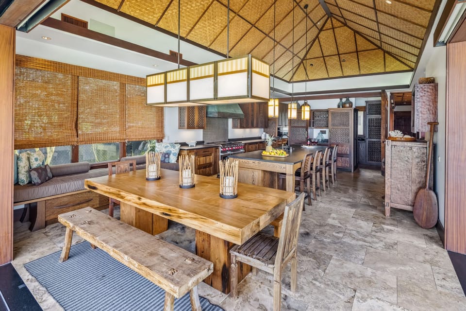 A chef's kitchen