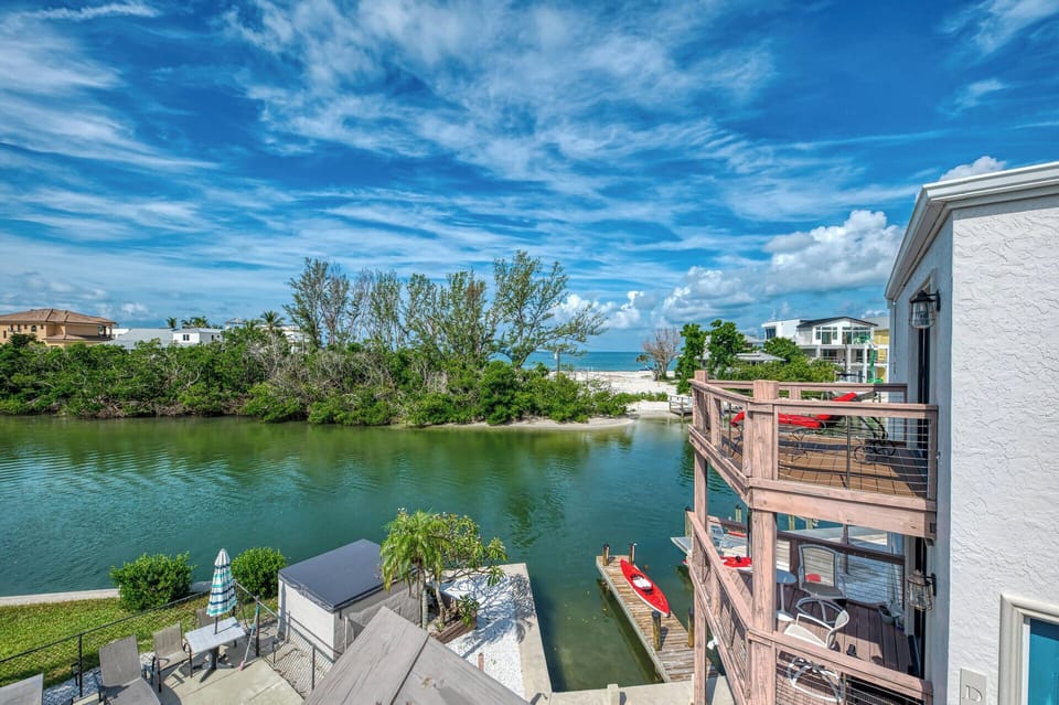 View from the zero gravity chairs straight to the gulf!