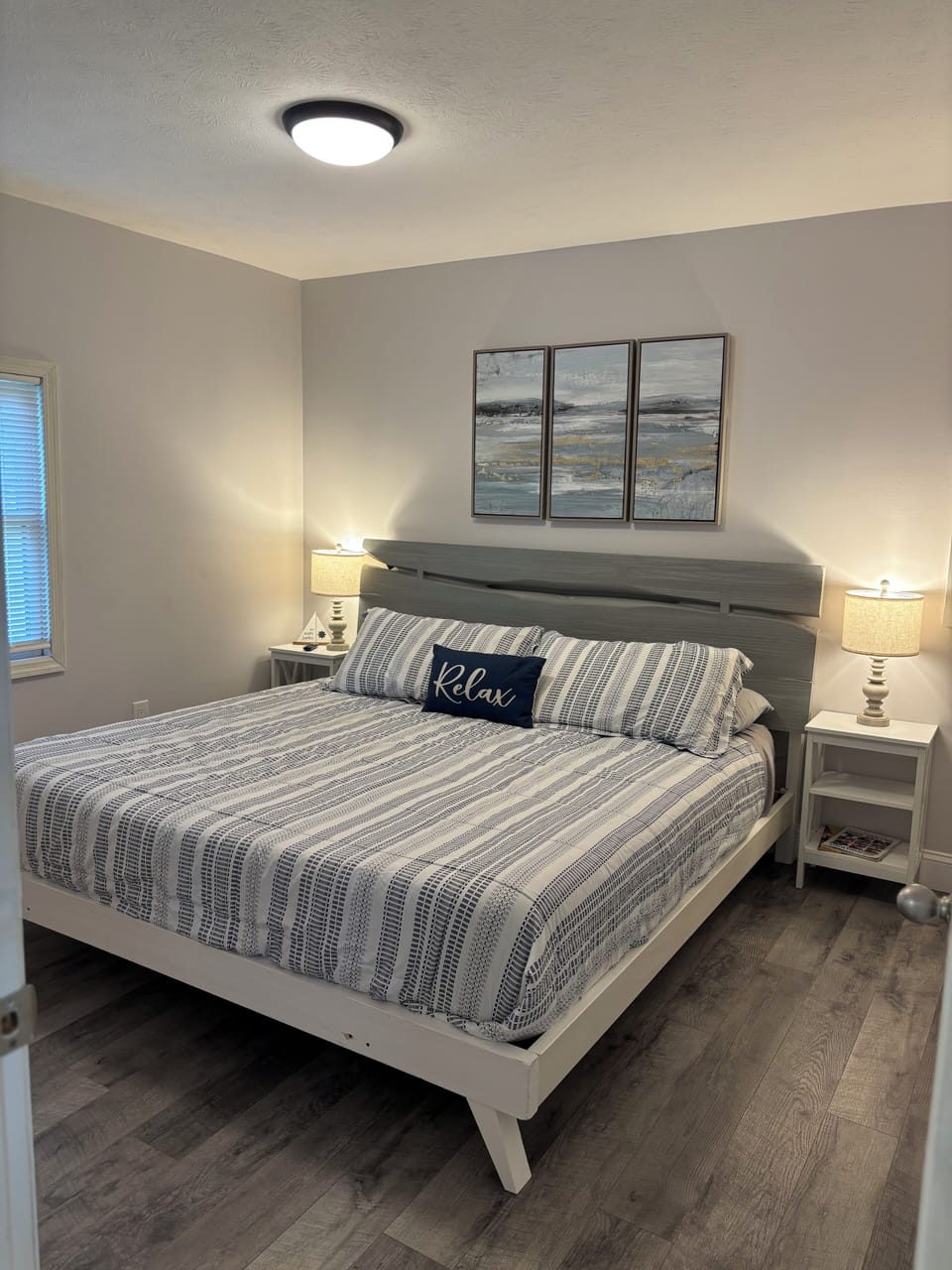 Master Bedroom with a king bed and TV