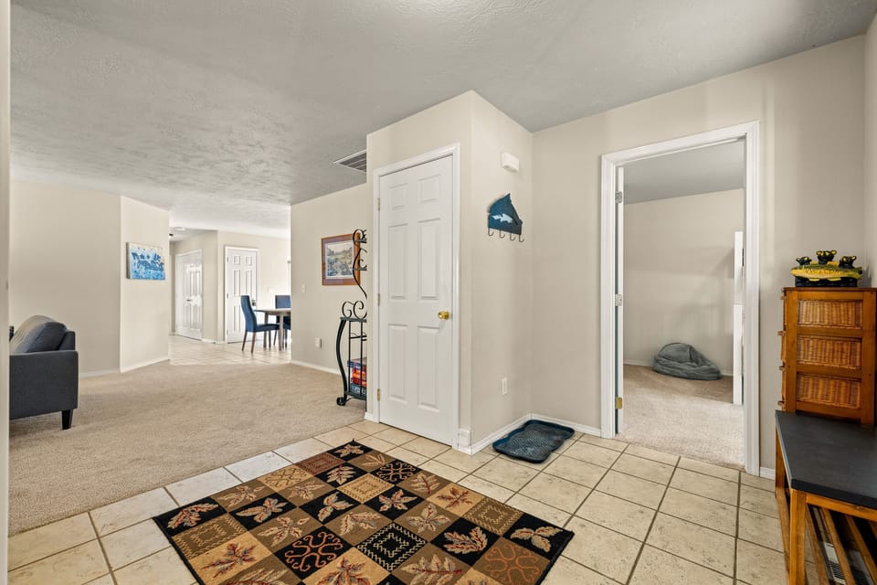 Open entrance to the home