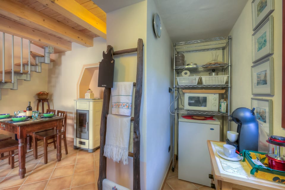 Kitchen and dining area