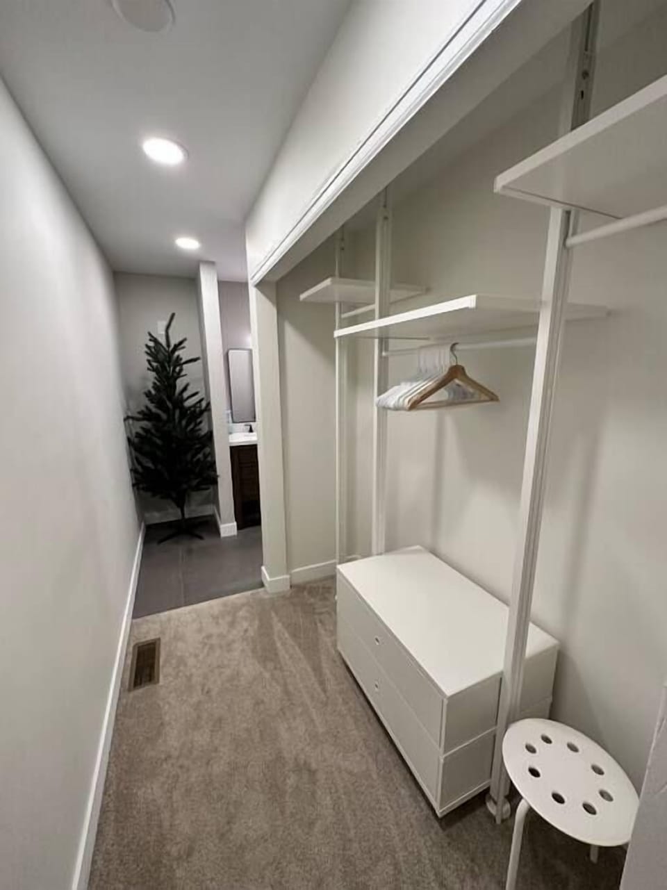 Closet in Master bedroom
