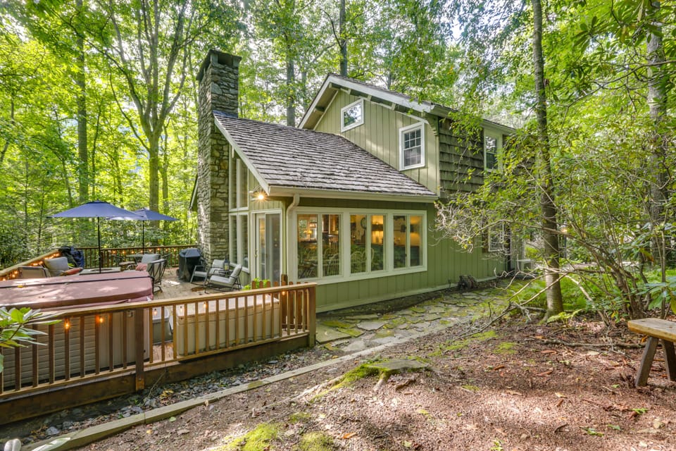 Home Exterior | Private Hot Tub