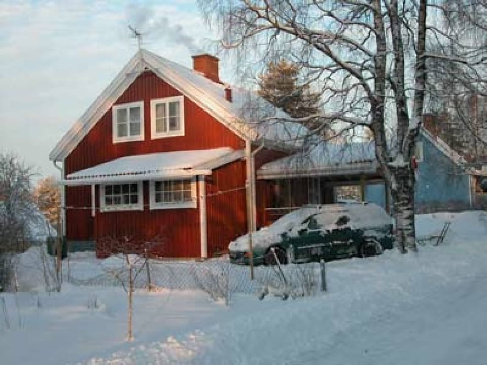 the holiday home in wintertime