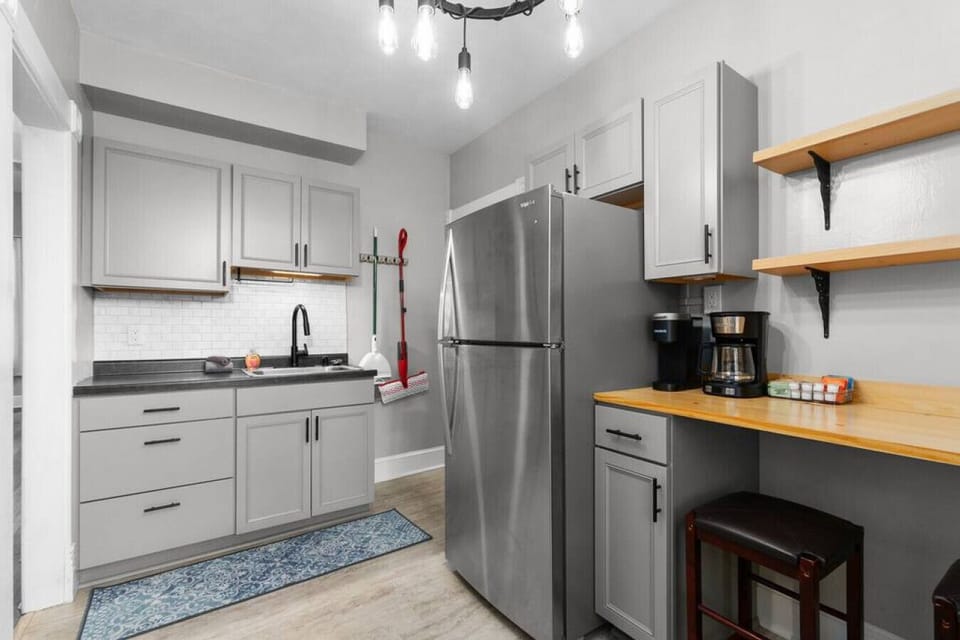 Kitchen is stocked with all the essentials to make preparing your meal easier!