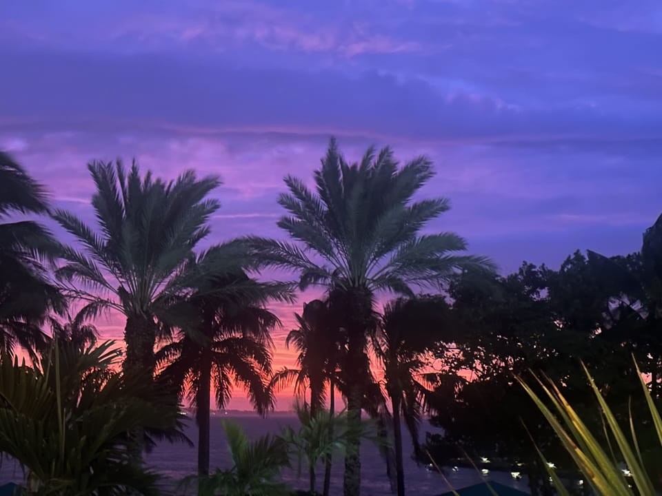 Real sunset colors, no filter!