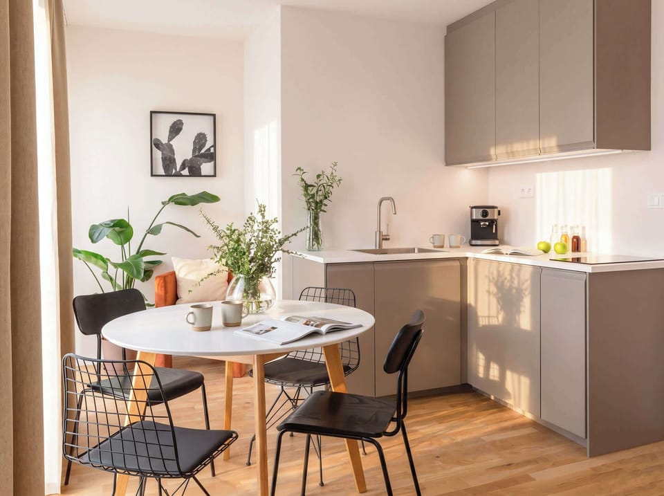 Kitchen and dinning area