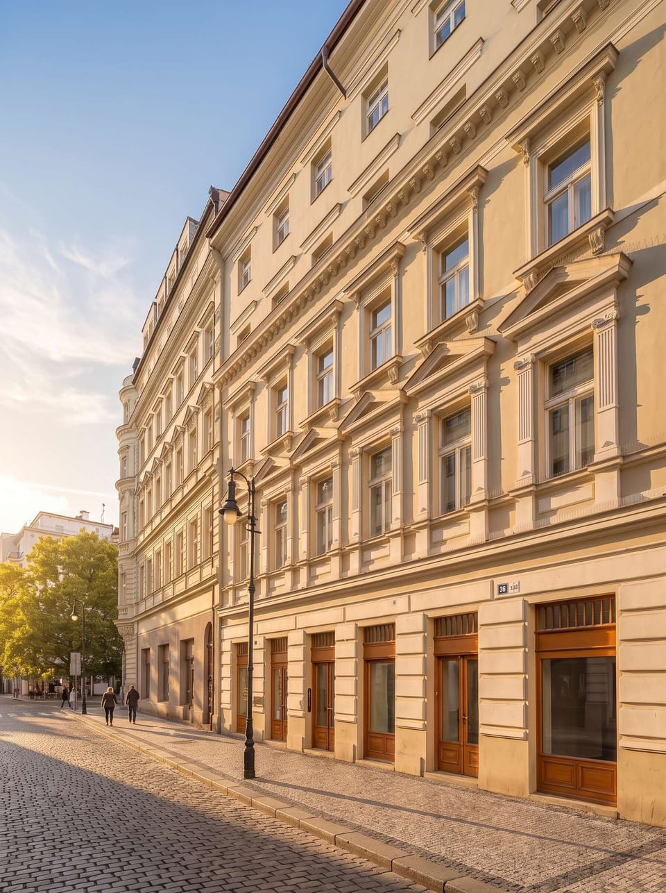 The street and building where is your apartment located