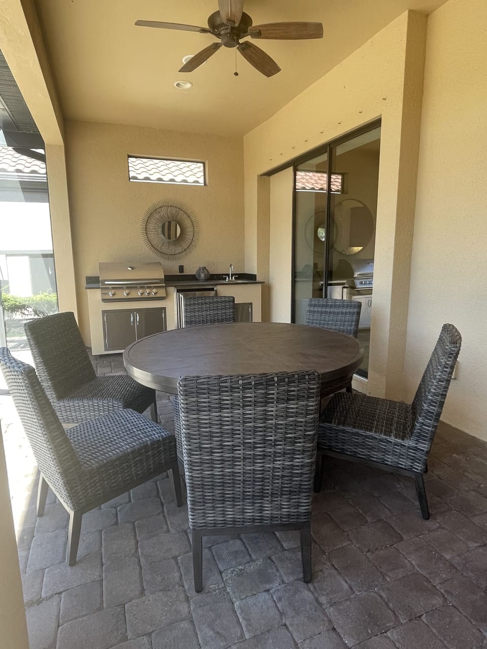 Dinner Table and also a poker table (top comes off)