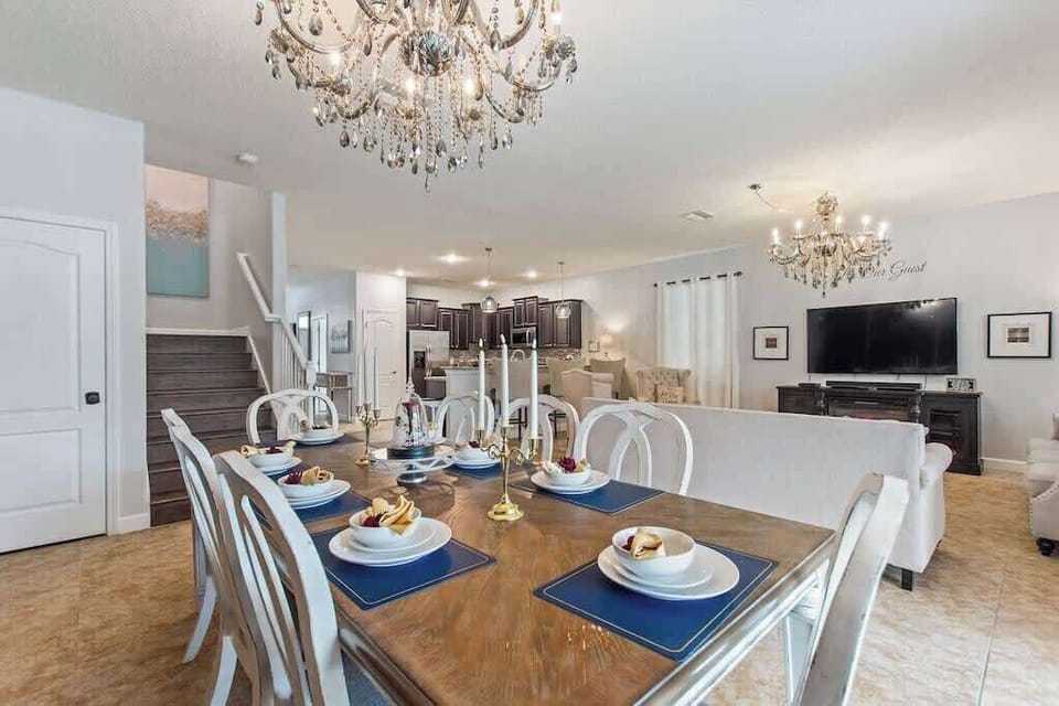 Enjoy delicious home-cooked dinners in a bright, open dining space designed for comfort and togetherness.
