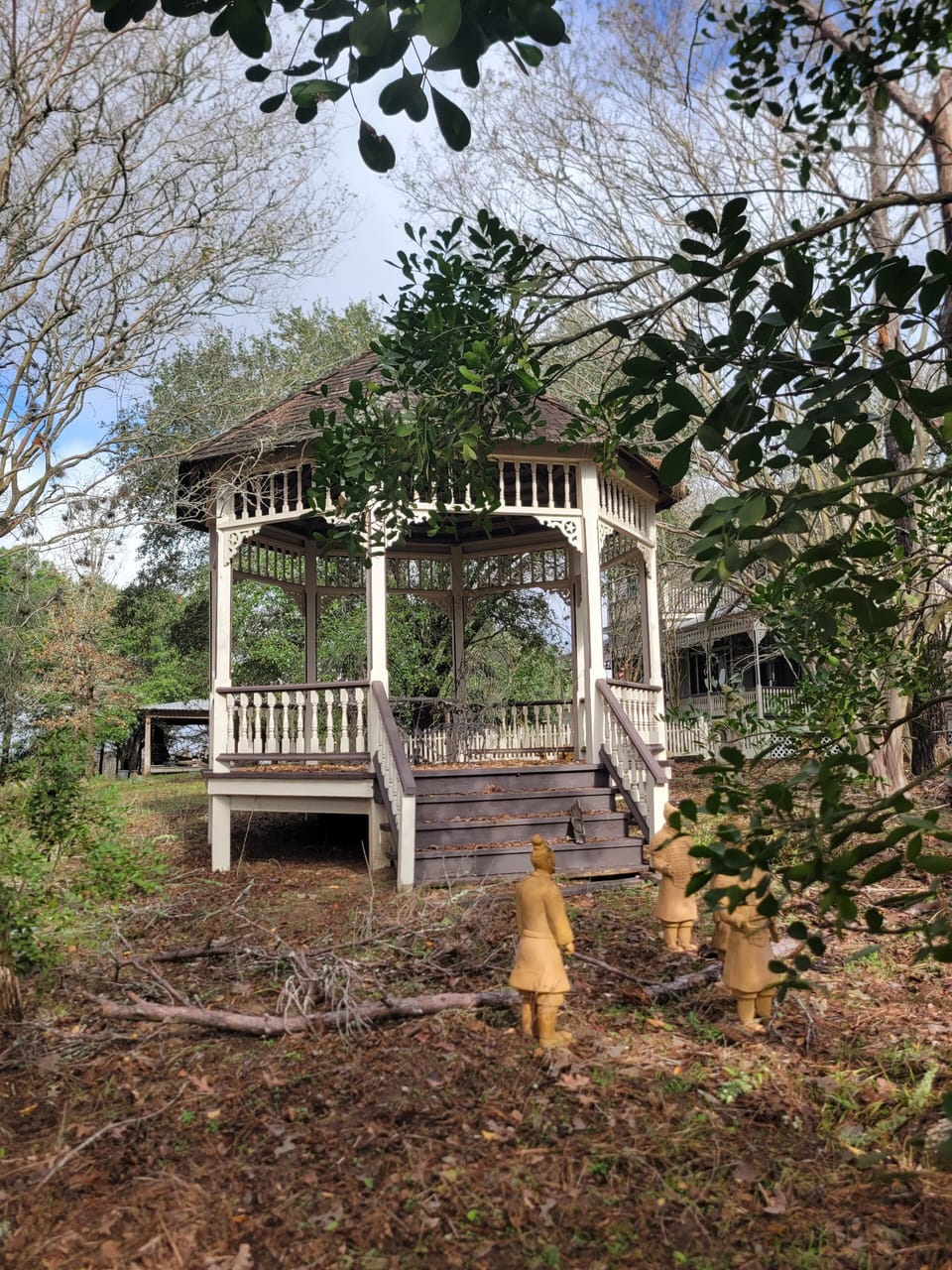 gazebo on property