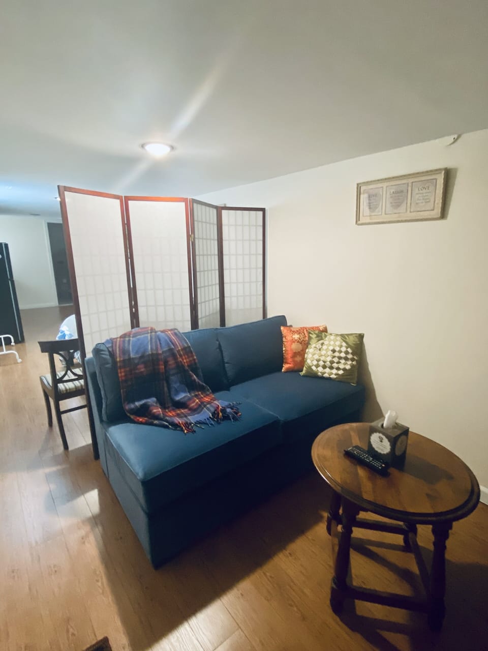 Comfortable, relaxing sitting area