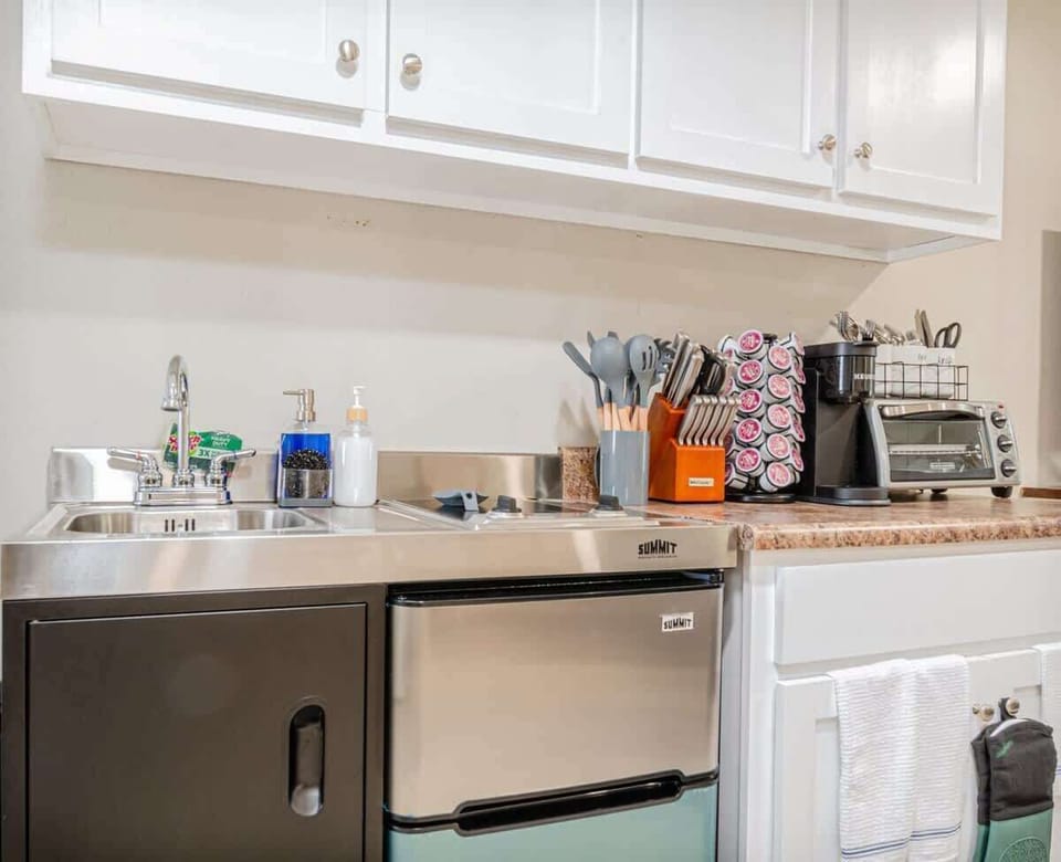 Fully equipped kitchen with modern appliances and essentials—cook your favorite meals just like at home.