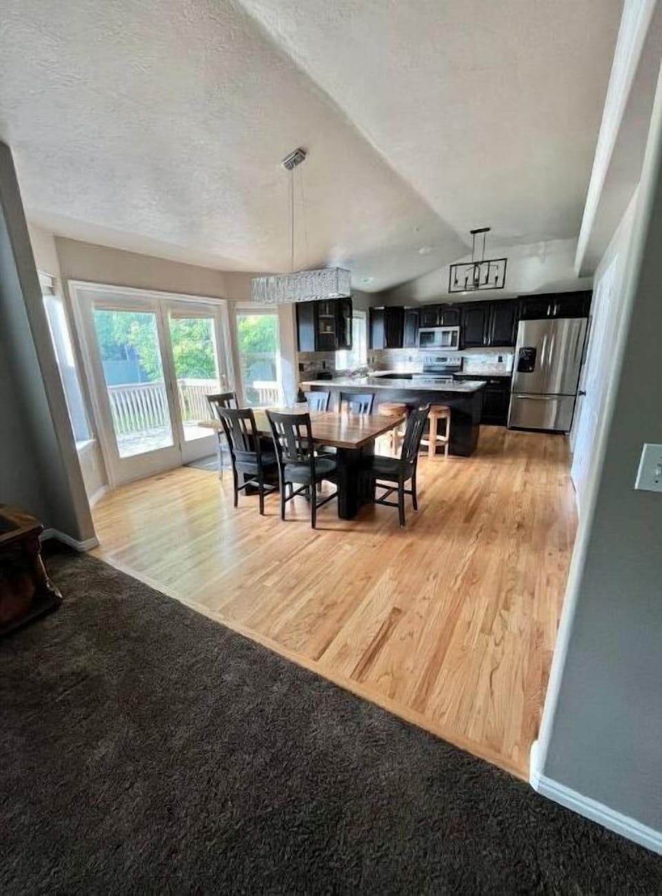 Upstairs Kitchen & Dining Room