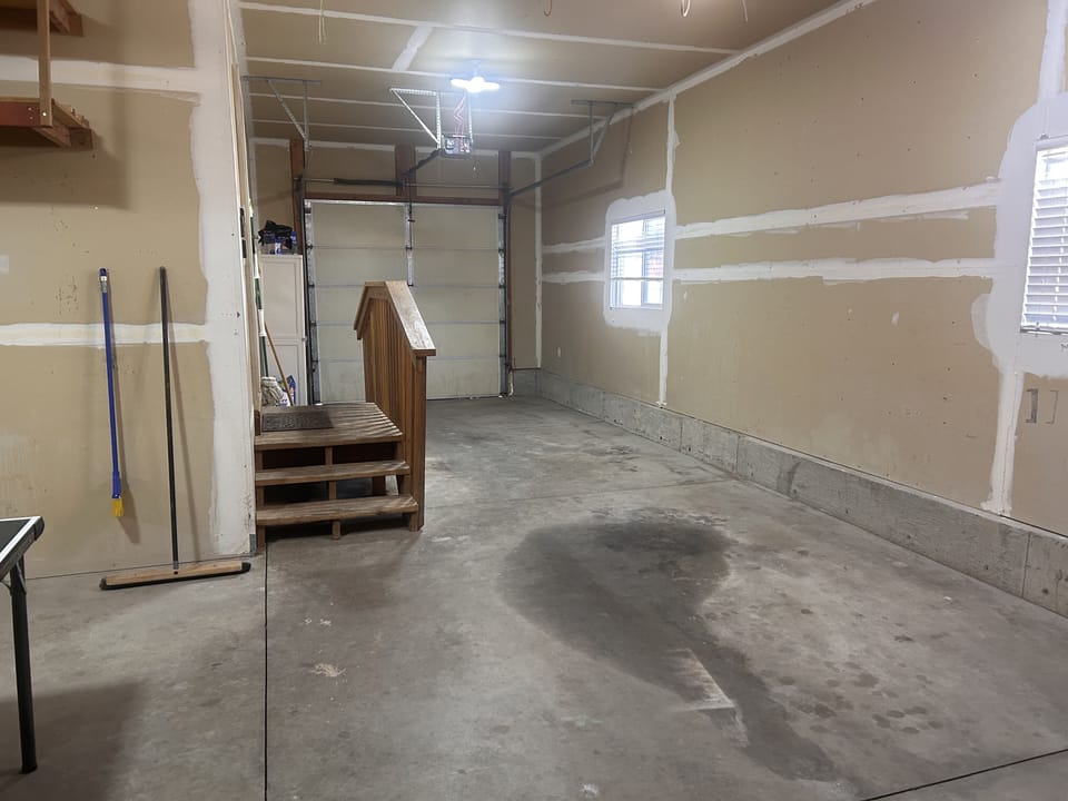 Extra Deep Garage on Single Bay