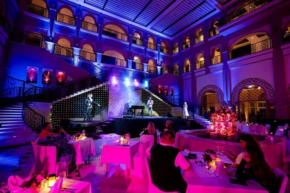 Night life on the resort 