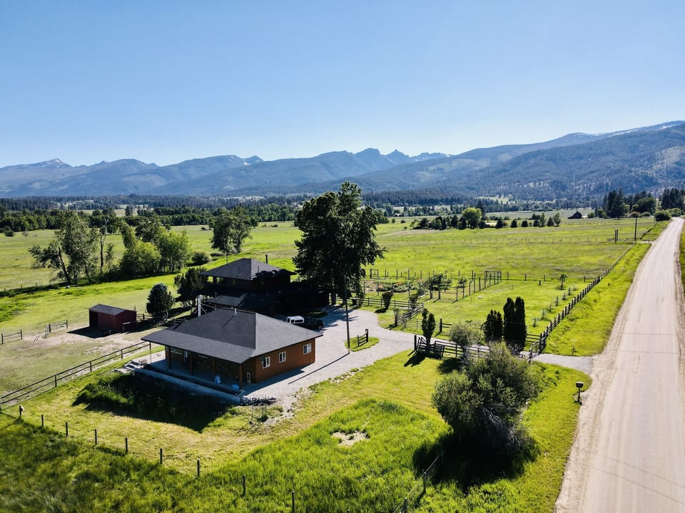 Ariel View of  the Guesthouse.