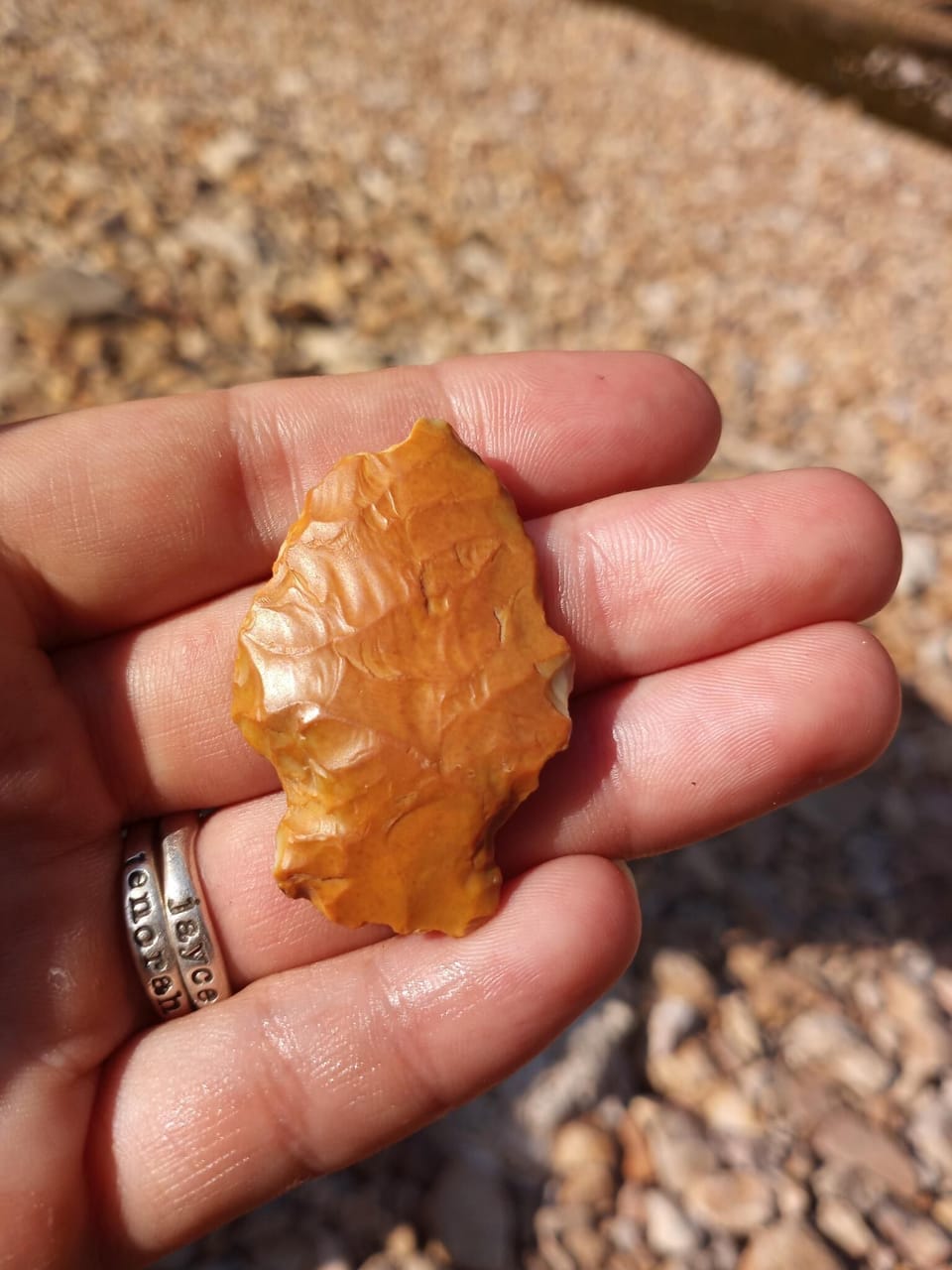 Arrowhead found on property