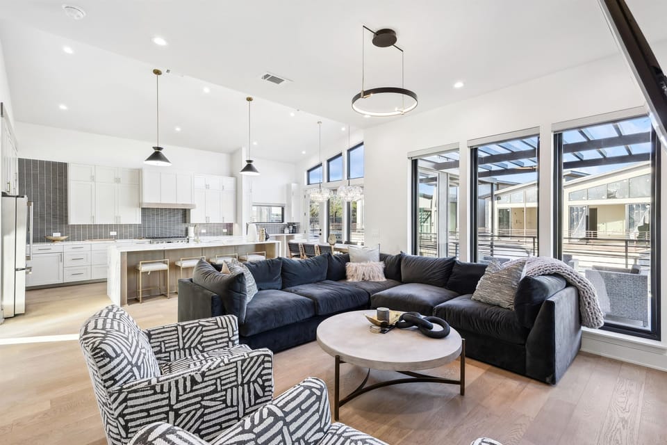 Large living with lots of seating