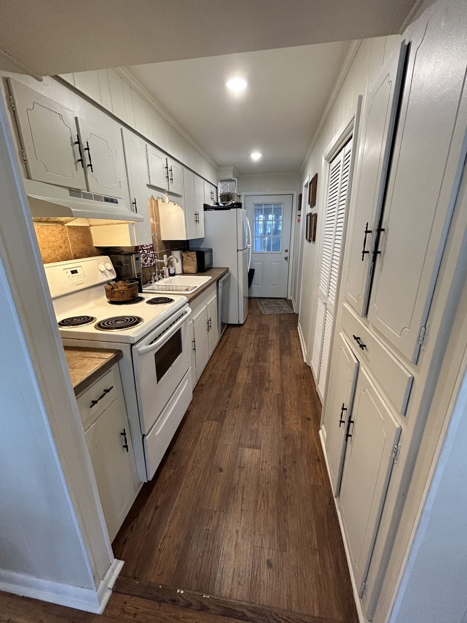 kitchen view from living/dining room
