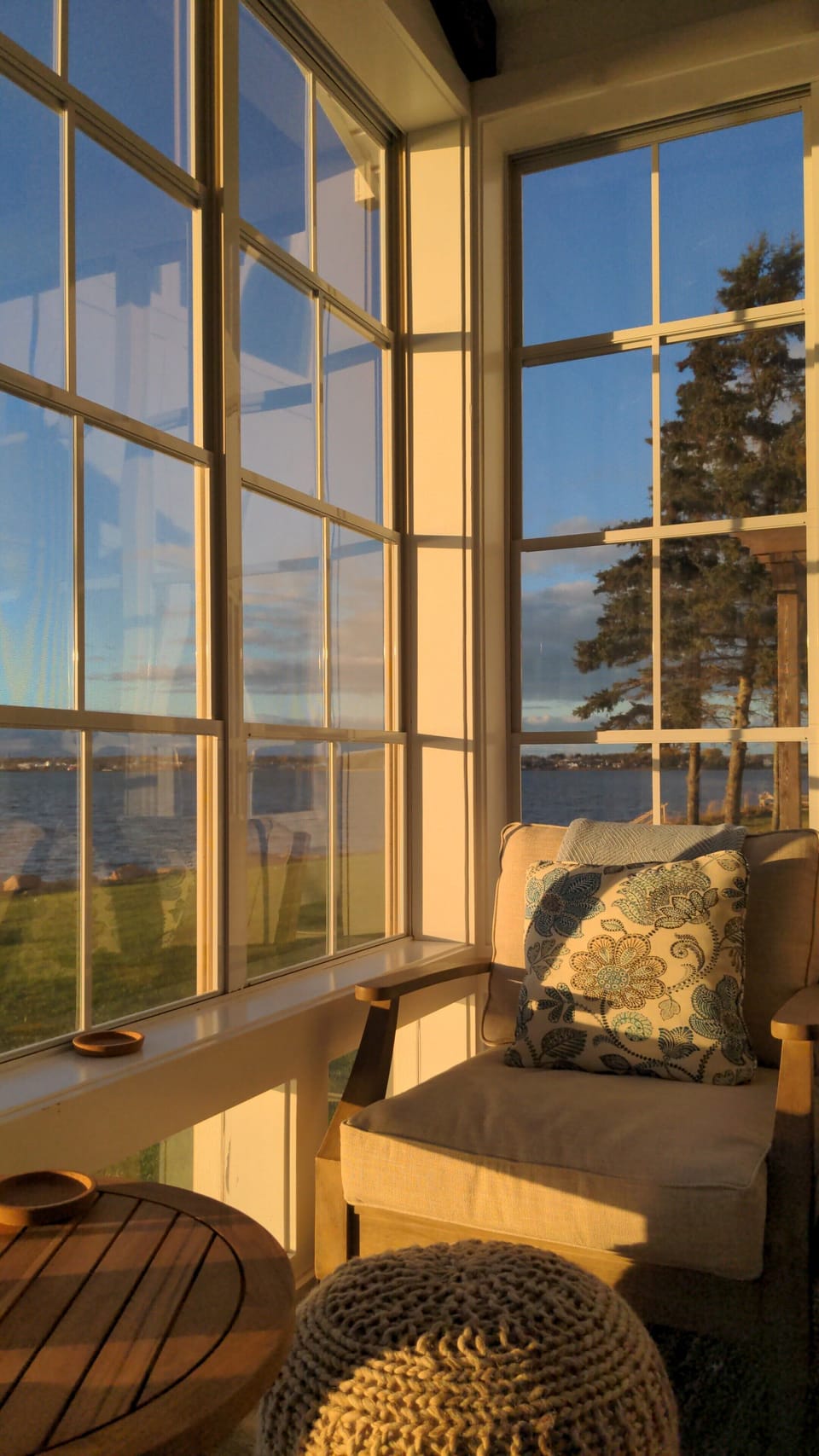 Enjoy your first coffee or last glass of wine in our 3 season screen porch.