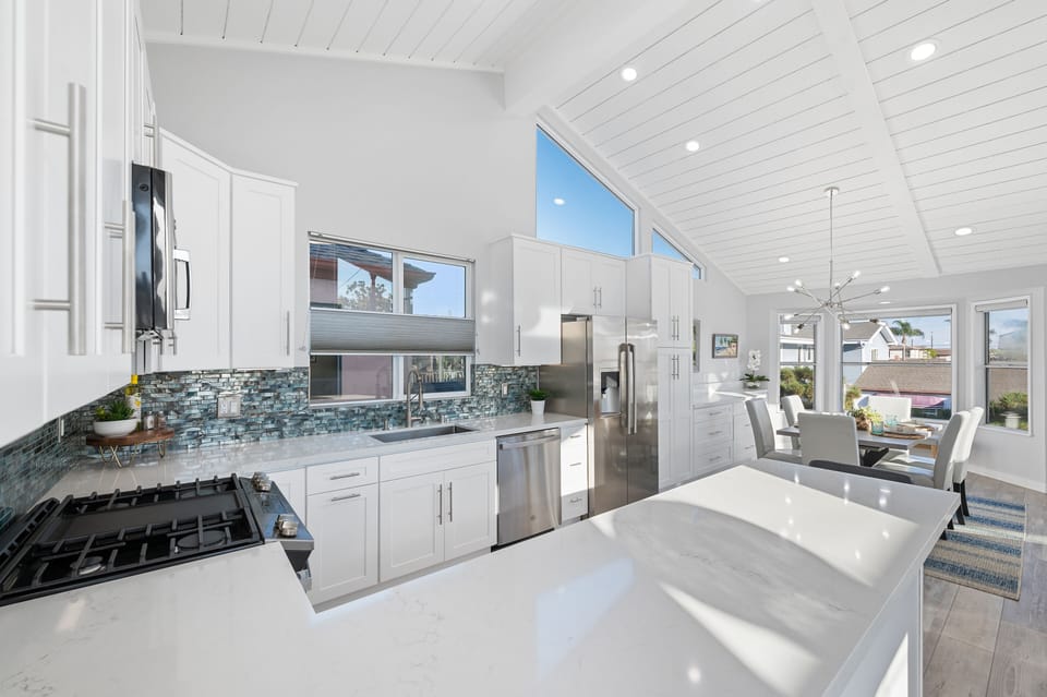 Second floor kitchen to dining area