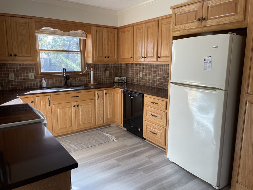 Fully stocked kitchen 