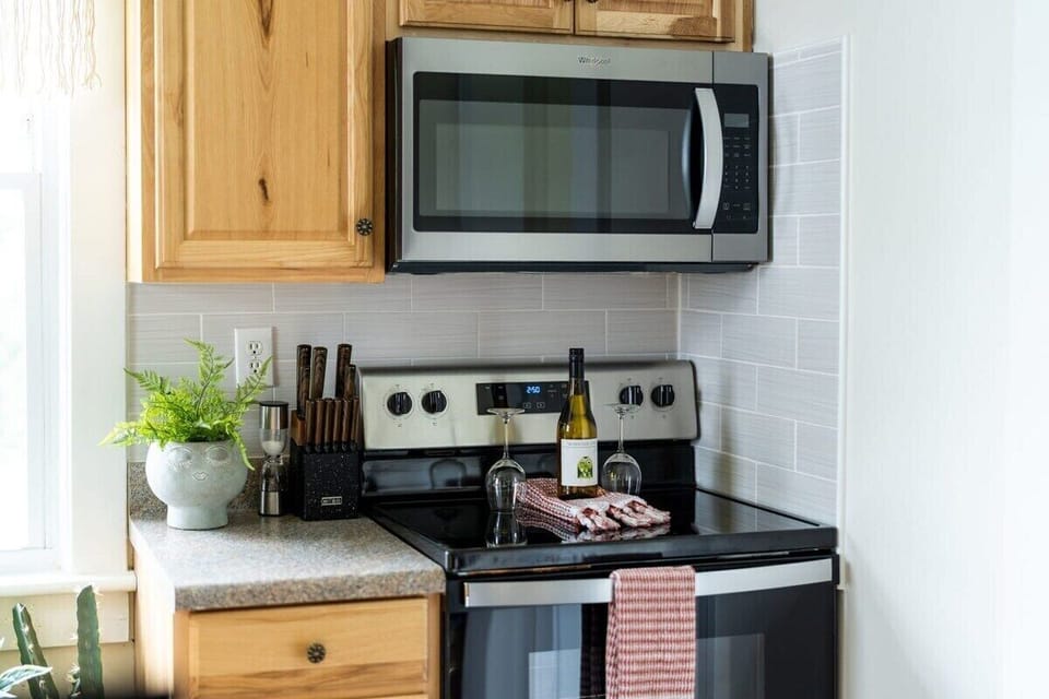 Enjoy a glass of wine on us!