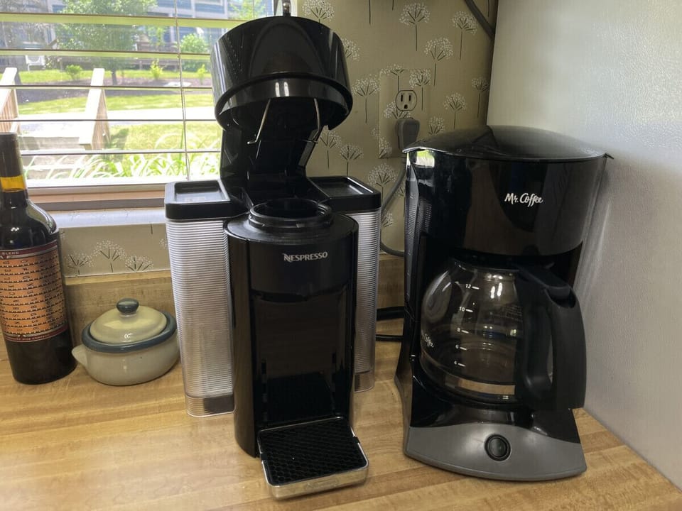 Single serve & drip coffee makers available.