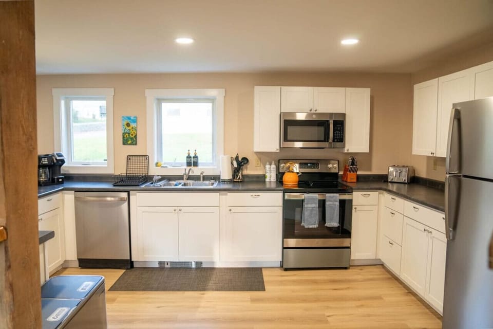 Fully equipped kitchen for your culinary creations.