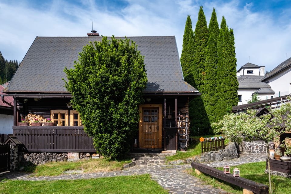 Cottage from garden