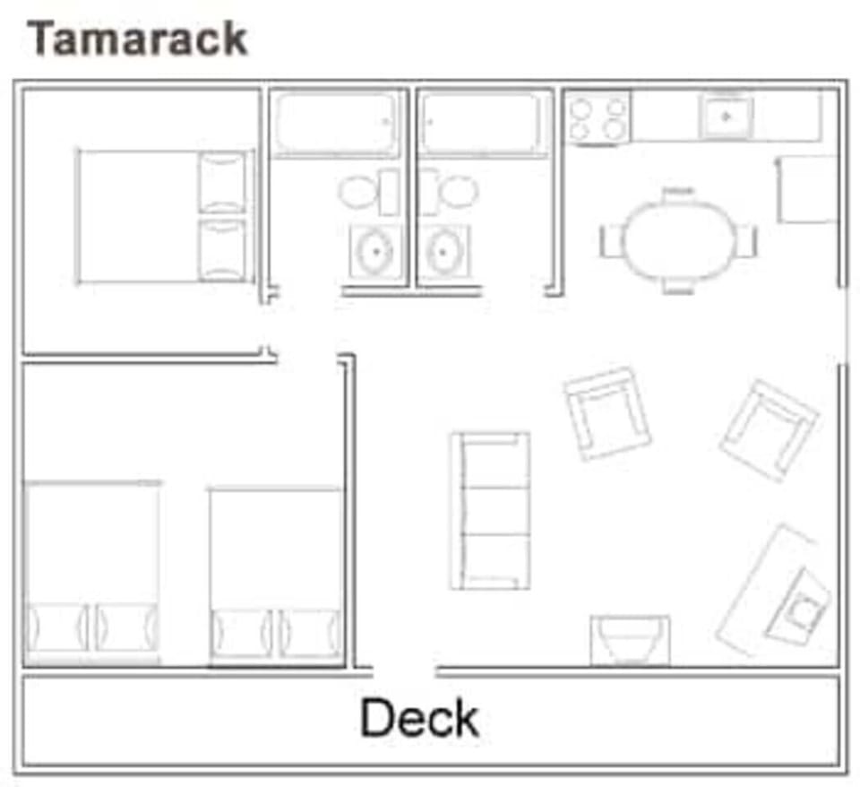 Tamarack Cabin Floorplan