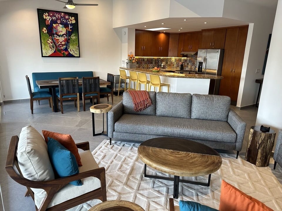 Open concept living space with lots of room to entertain and relax.