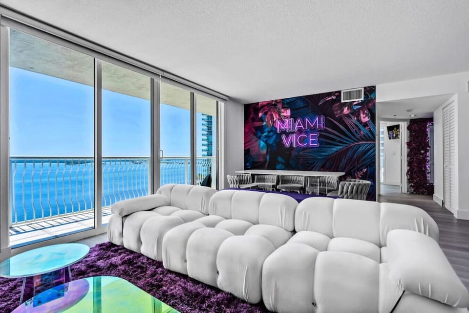 Modern open concept living space