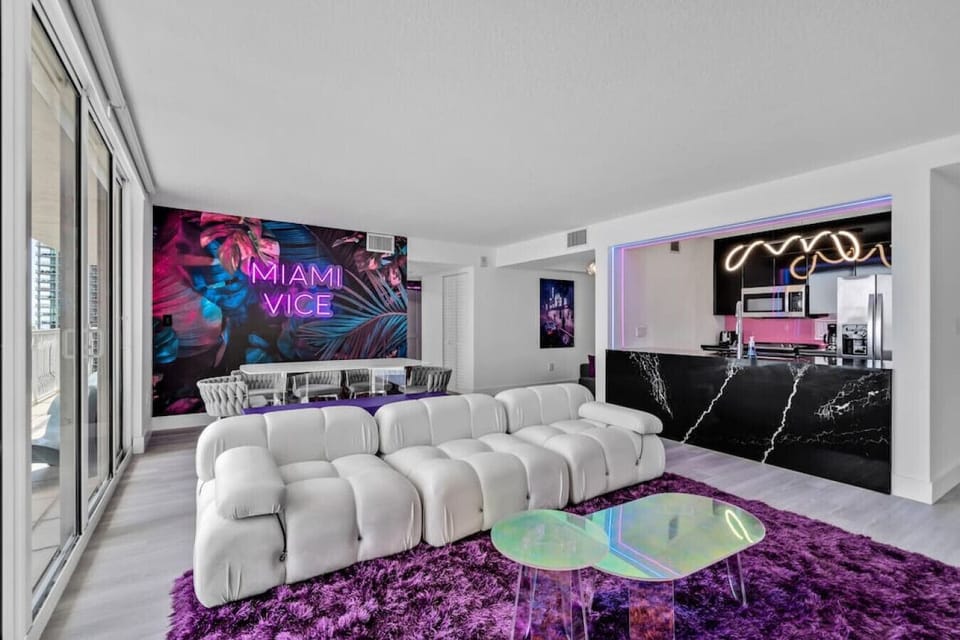 Modern open concept living space