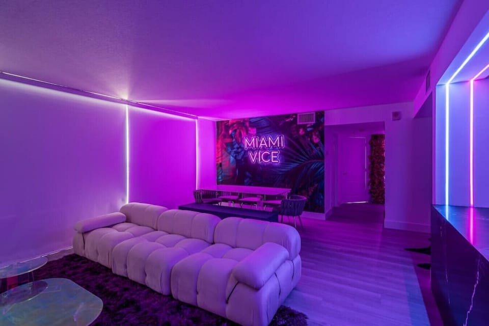 Modern open concept living space