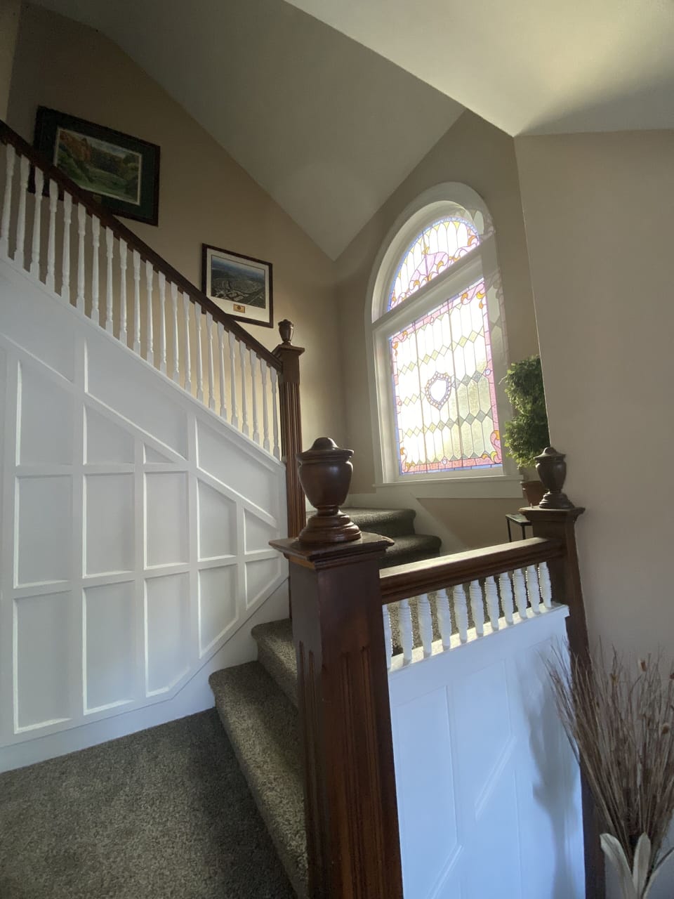 Stained Glass Stairwell
