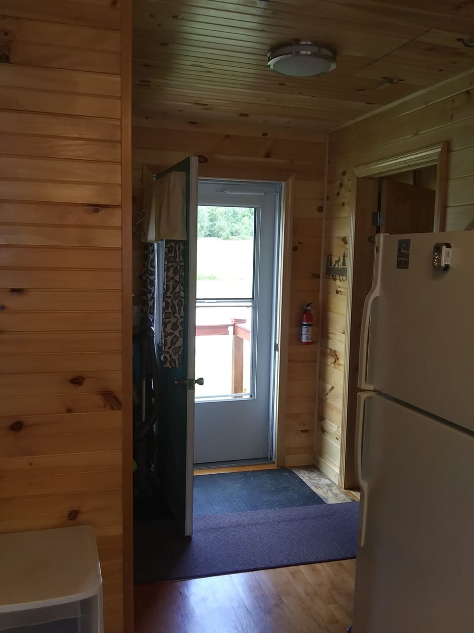 hallway to back entry
