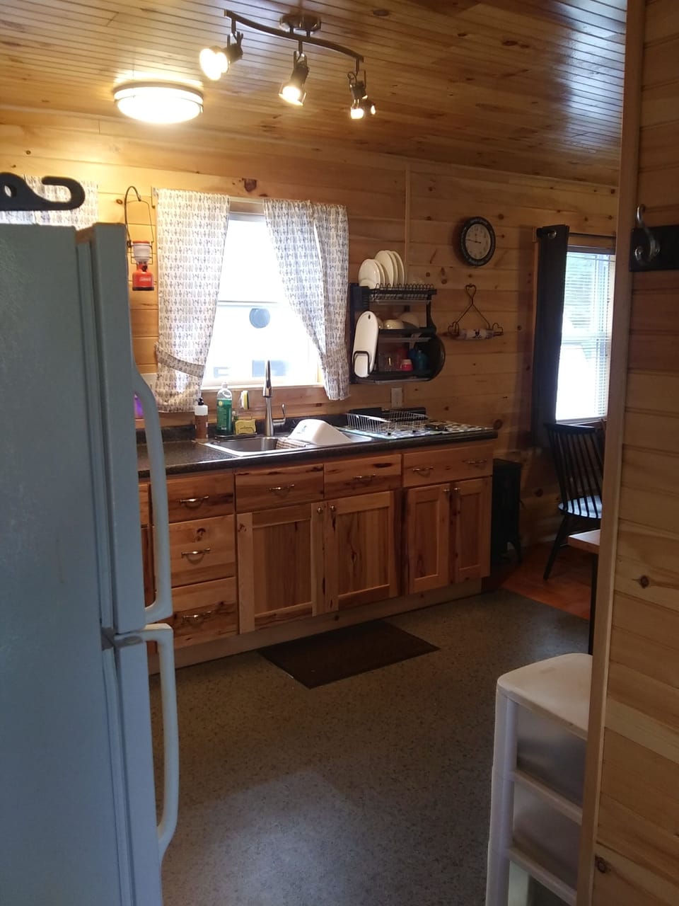 kitchen from hallway