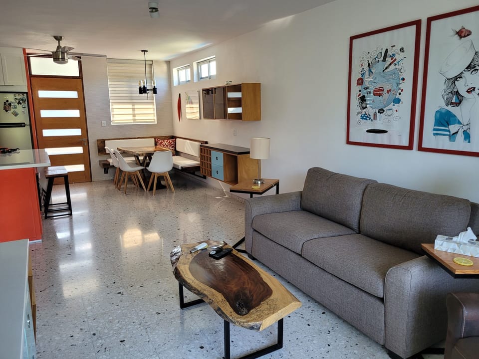 Sunny and bright living area