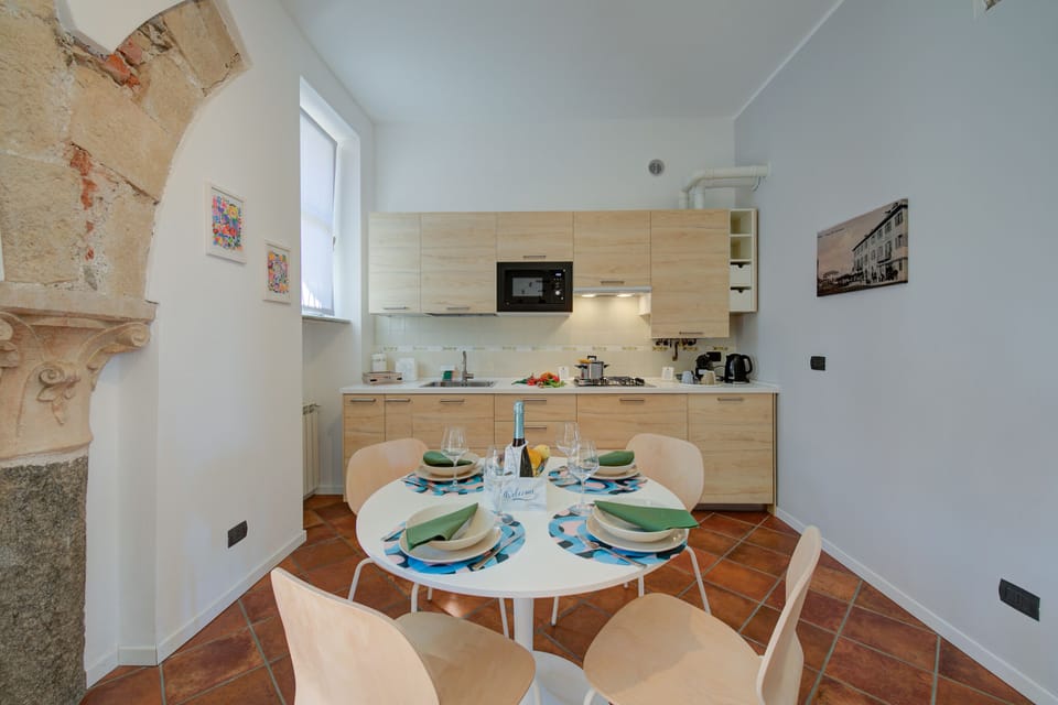 Kitchen and dining area