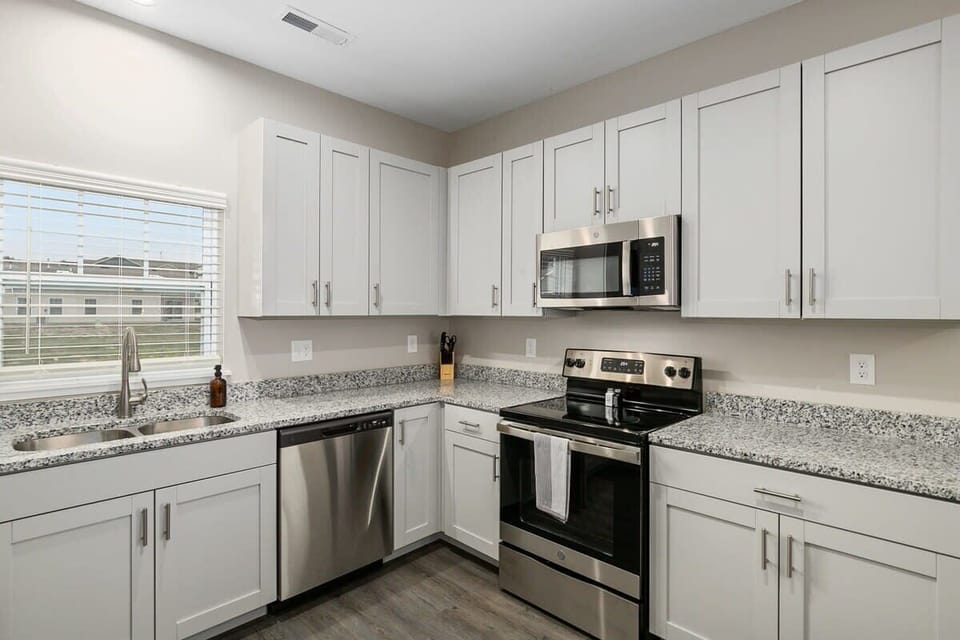 Modern Kitchen Area In Unit 1