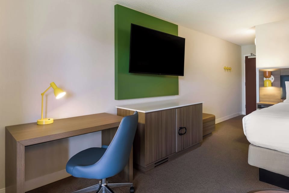 Kick back and stream favorites from bed or the desk.